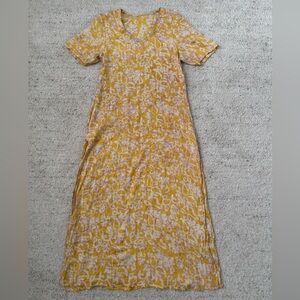 Yellow Silk Kurti